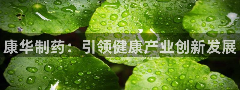 九游会老哥俱乐部：康华制药：引领健康产业创新发展