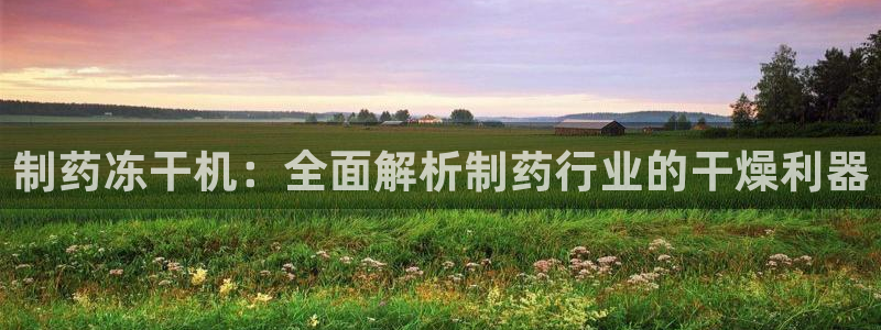 九游会老哥俱乐部：制药冻干机：全面解析制药行业的干燥利器