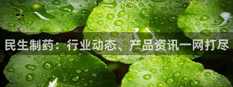 九游会老哥俱乐部官网：民生制药：行业动态、产品资讯一网打尽