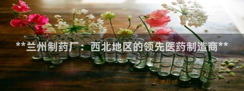 九游会老哥必备的交流社区九：**兰州制药厂：西北地区的领先医药制造商**