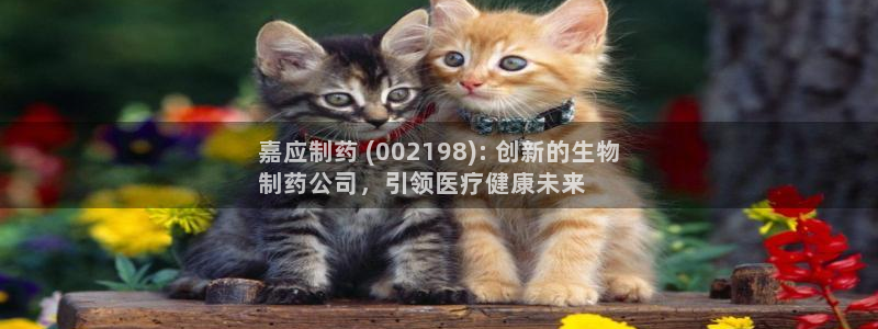 九游老哥俱乐部官网登录网址：嘉应制药 (002198): 创新的生物
制药公司，引领医疗健康未来