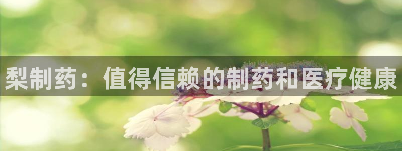 九游会老哥俱乐部论坛版：梨制药：值得信赖的制药和医疗健康