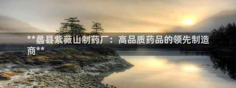 9游会老哥俱乐部：**蠡县紫薇山制药厂：高品质药品的领先制造
商**