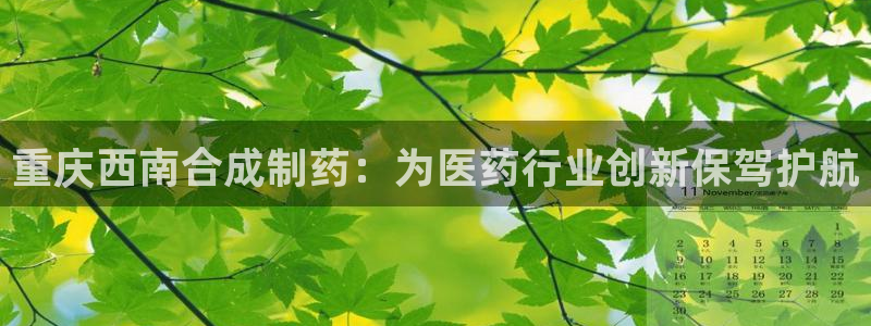 ag九游会老哥俱乐部：重庆西南合成制药：为医药行业创新保驾护航