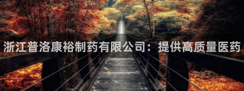 九游会老哥俱乐部官网首页：浙江普洛康裕制药有限公司：提供高质量医药