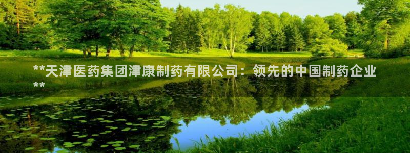 9游会老哥：**天津医药集团津康制药有限公司：领先的中国制药企业
**