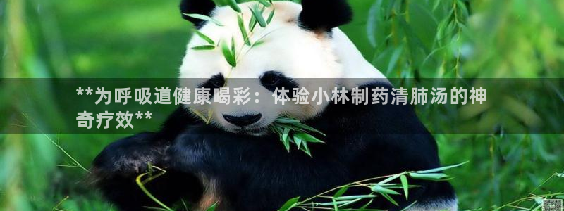 九游老哥俱乐部官网登录不了：**为呼吸道健康喝彩：体验小林制药清肺汤的神
奇疗效**