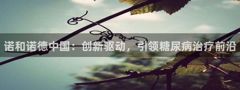 ag九游会老哥俱乐部：诺和诺德中国：创新驱动，引领糖尿病治疗前沿