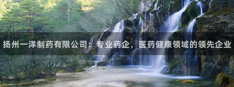 老哥俱乐部是干什么的：扬州一洋制药有限公司：专业药企，医药健康领域的领先企业